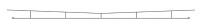 LC152 Peco Overhead Catenary Wires 340mm x 5